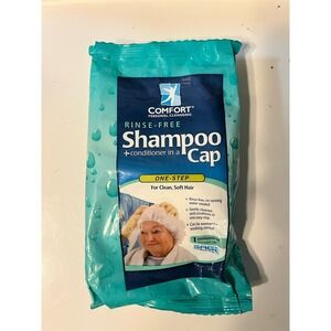 Lot of 2 Sage Comfort Rinse-Free Shampoo & Conditioner Caps Waterless #7909 New